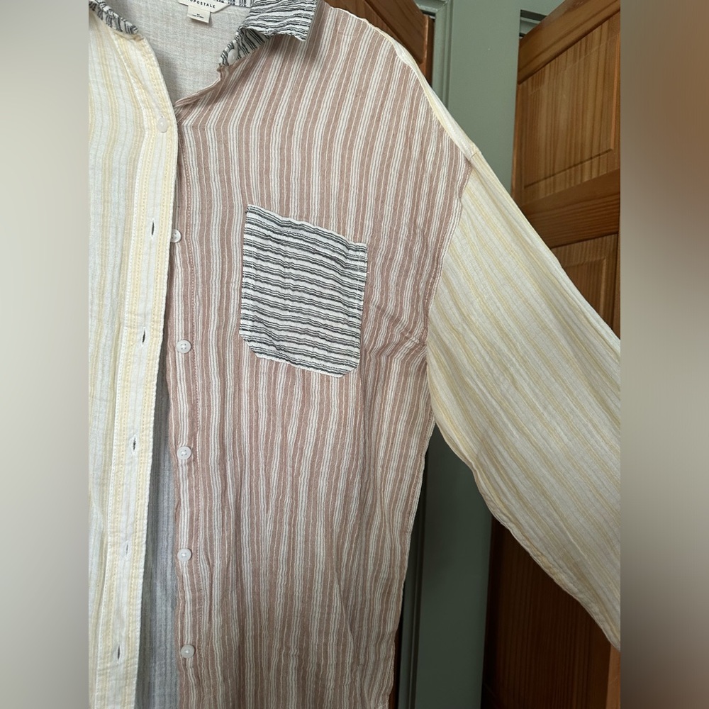 🎁aeropostale oversized vintage flannel - Picture 4 of 5